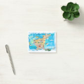 Tenerife Canarias Spanje Illustrate Map met Landm Post-it® Notes (Kantoor)