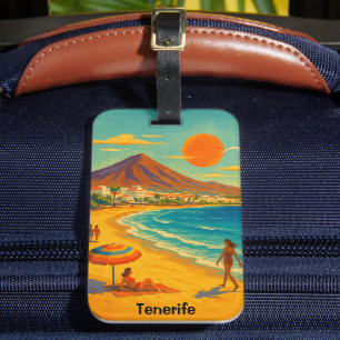 Tenerife Canarisch Eiland Playa de las Americas Bagagelabel