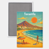 Tenerife Canarisch Eiland Playa de las Americas Magneet (Voorkant / Achterkant)