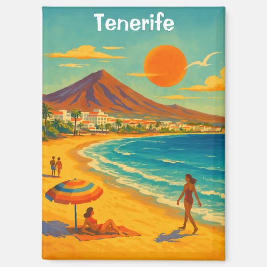 Tenerife Canarisch Eiland Playa de las Americas Magneet (Voorkant)