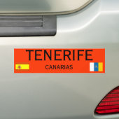 Tenerife* Canarische Bumpersticker (Op auto)
