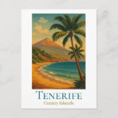 Tenerife Canarische Eilanden Mount Teide Spaans Ei Briefkaart (Voorkant)