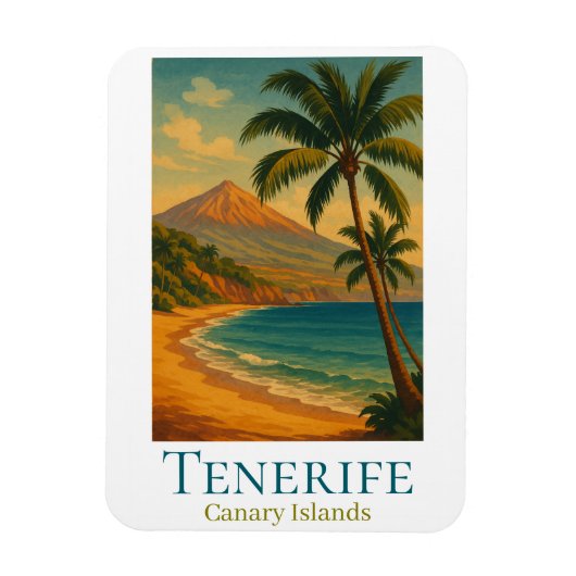 Tenerife Canarische Eilanden Mount Teide Spaans Ei Magneet (Verticaal)