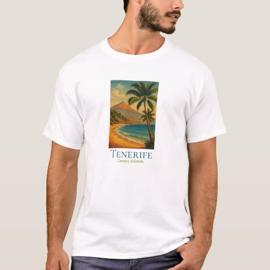 Tenerife Canarische Eilanden Mount Teide Spaans Ei T-shirt (Voorkant)