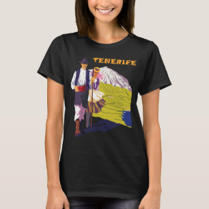 Tenerife Canarische Eilanden Retro Reis T-Shirt