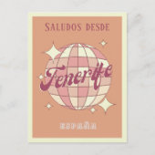 Tenerife canary España  partij Briefkaart (Voorkant)