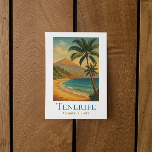 Tenerife Canary Islands Mount Teide Spanish Island Briefkaart