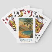 Tenerife Canary Islands Mount Teide Spanish Island Pokerkaarten (Achterkant)