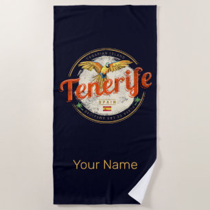 Tenerife en Papegaai Canarische Eilanden Spanje Vi Strandlaken
