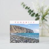 Tenerife gebluste uitzicht briefkaart (Staand voorkant)
