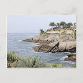 Tenerife, geschilderd briefkaart (Voorkant)