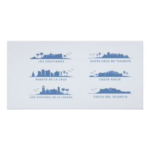 Tenerife horizontaal perfect poster