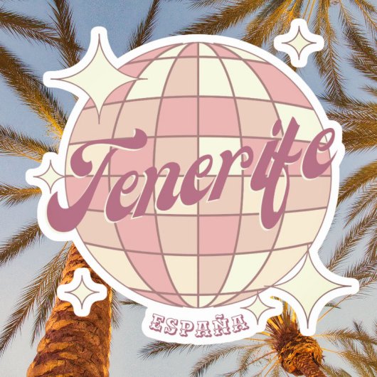 Tenerife Islas Canarias Spanje reizen decor Sticke Sticker