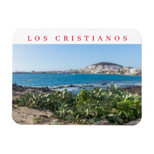 Tenerife Los Cristianos uitzicht koelkastmagneet Magneet