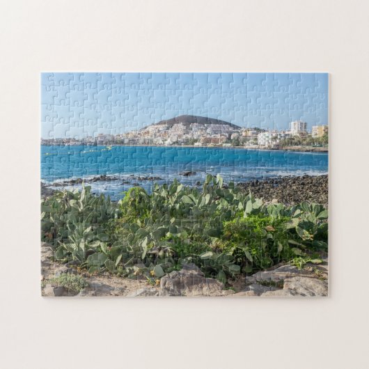 Tenerife Los Cristianos uitzicht puzzel Legpuzzel (Horizontaal)