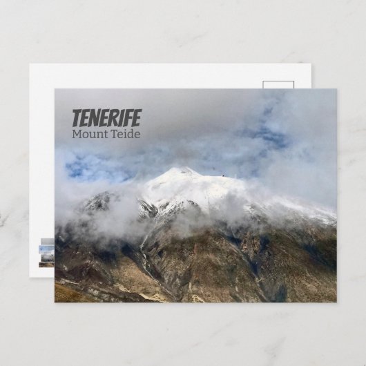 Tenerife Mount Teide Ansichtkaart! Briefkaart (Voorkant / Achterkant)
