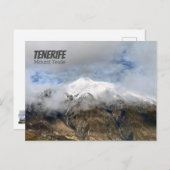 Tenerife Mount Teide Briefkaart! Briefkaart (Voorkant / Achterkant)