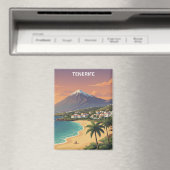 Tenerife Mount Teide Canarisch Eiland Reis in Oude Magneet (Insitu (Vaatwasser))