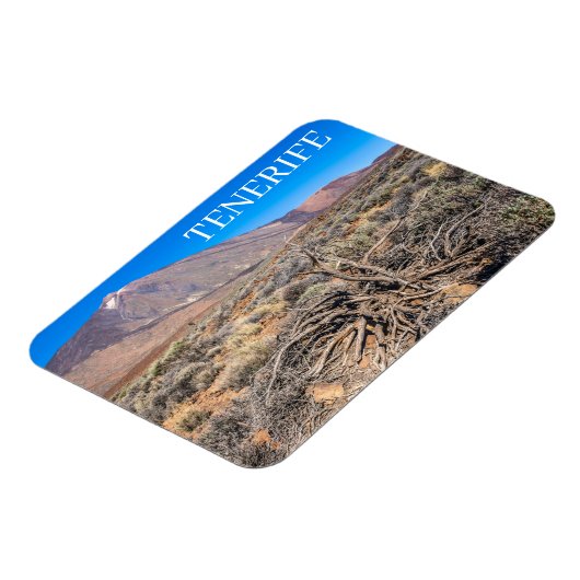 Tenerife Mount Teide uitzicht fridge magnet Magneet (Linkerzijde)