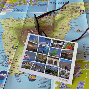 Tenerife multi-afbeelding briefkaart