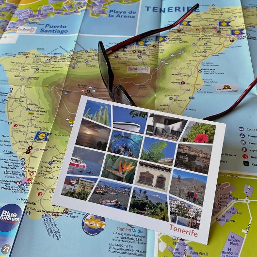 Tenerife multi-afbeelding briefkaart
