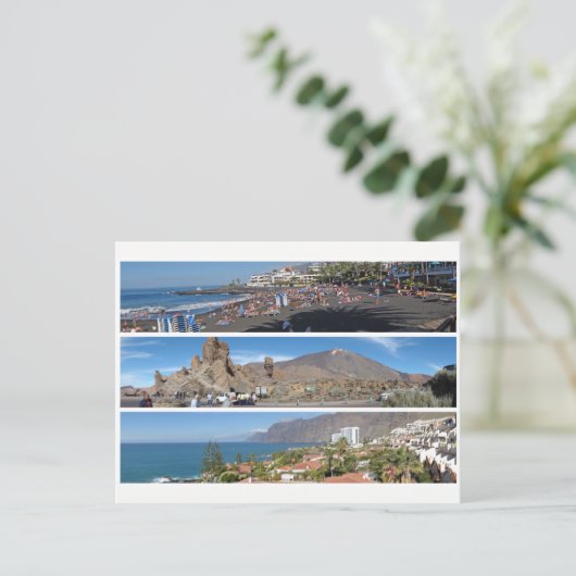 Tenerife panorama briefkaart (Staand voorkant)