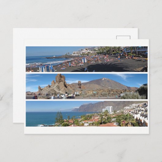 Tenerife panorama briefkaart (Voorkant / Achterkant)