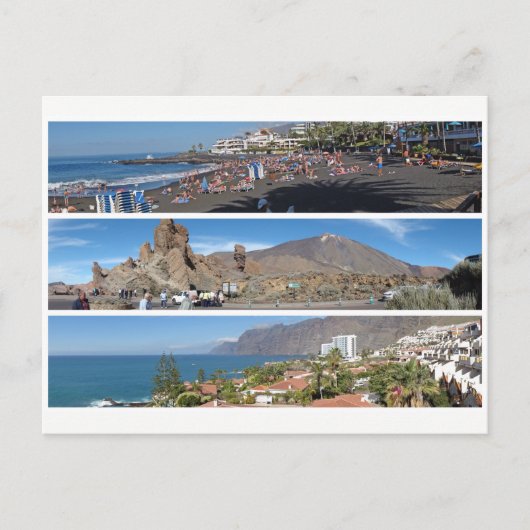 Tenerife panorama briefkaart (Voorkant)