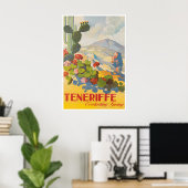 Tenerife Reisposter Spanje Kunstprint Spaans Poster (Thuiskantoor)