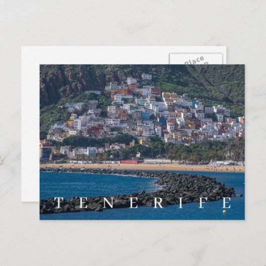 Tenerife San Andrés uitzicht briefkaart (Voorkant / Achterkant)
