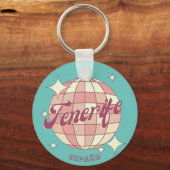 Tenerife Spanje Canarische eiland souvenir Sleutelhanger (Voorkant)