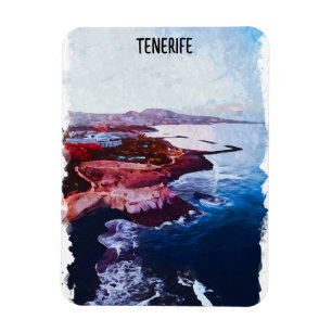 Tenerife Spanje Kust Canarias Reizen Souvenir Magneet