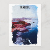 Tenerife Spanje Kust Canarische Eilanden reizen So Briefkaart (Voorkant)