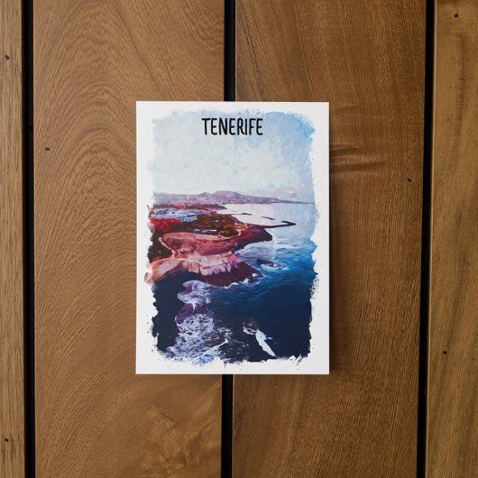 Tenerife Spanje Kust Canarische Eilanden reizen So Briefkaart