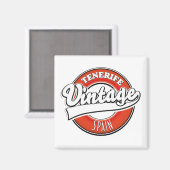 tenerife spanje  logo magneet (Voorkant / Achterkant)