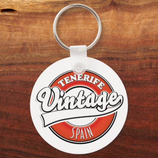 tenerife spanje  logo sleutelhanger (Achterkant)