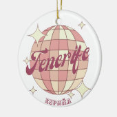 Tenerife Spanje reisdecoratie souvenir Keramisch Ornament (Links)