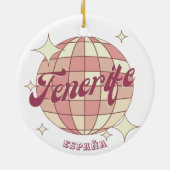 Tenerife Spanje reisdecoratie souvenir Keramisch Ornament (Achterkant)
