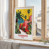 Tenerife Spanje Reisposter Muurkunst Poster