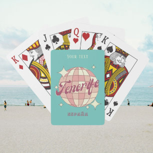 Tenerife Spanje reizen familie strand spel Pokerkaarten