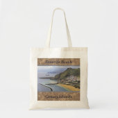 Tenerife strand, Canarische Canvas tas (Voorkant)