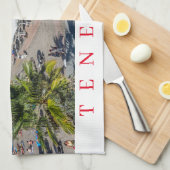 Tenerife strandtheekdoek theedoek (Quarter Fold)