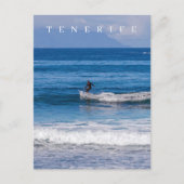 Tenerife surfer uitzicht briefkaart (Voorkant)