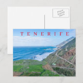 Tenerife Taganana uitzicht briefkaart (Voorkant / Achterkant)