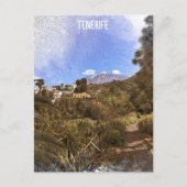 Tenerife Teide Mountain Canarische Eilanden Briefkaart (Voorkant)