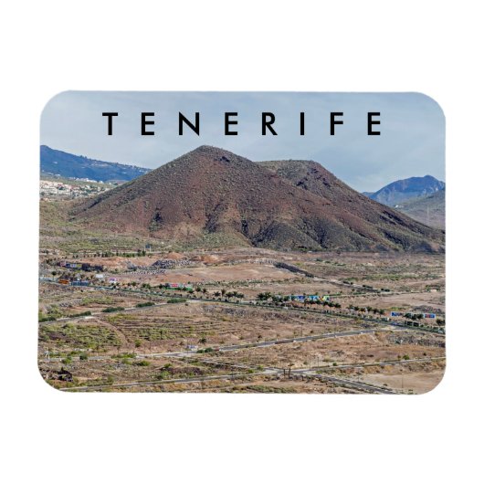 Tenerife vulkaanlandschapsreserver magnet magneet (Horizontaal)