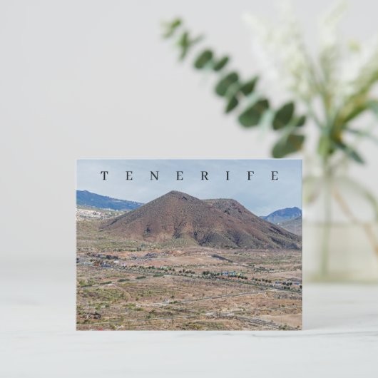 Tenerife vulkanisch landschap ansichtkaart briefkaart (Staand voorkant)