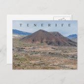 Tenerife vulkanisch landschap ansichtkaart briefkaart (Voorkant / Achterkant)