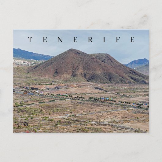 Tenerife vulkanisch landschap ansichtkaart briefkaart (Voorkant)