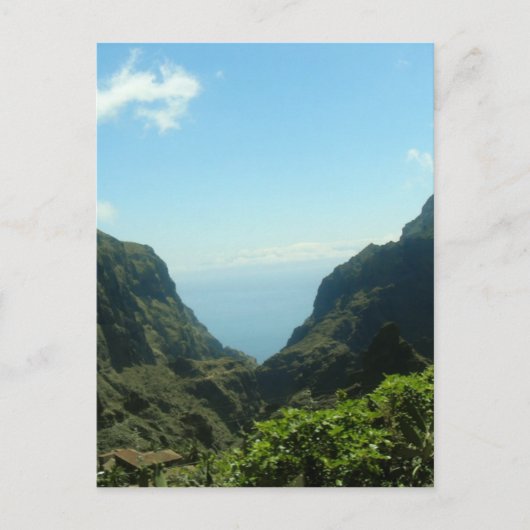 Tenerife zet Teide op Briefkaart (Voorkant)